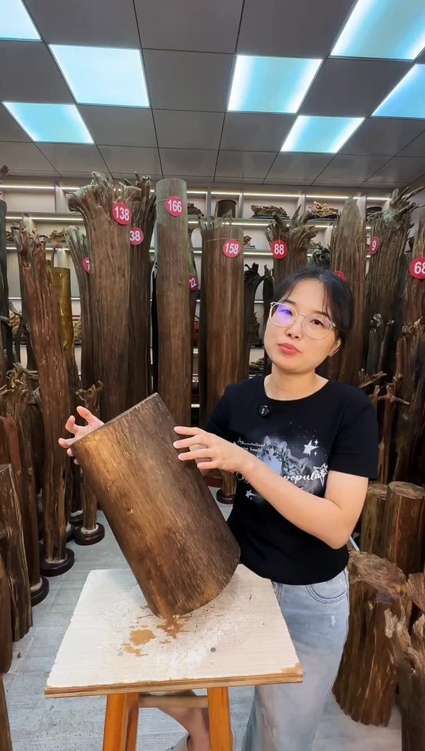 沉香碎屑沉香原料摆件工艺品一百以上带底座沉香