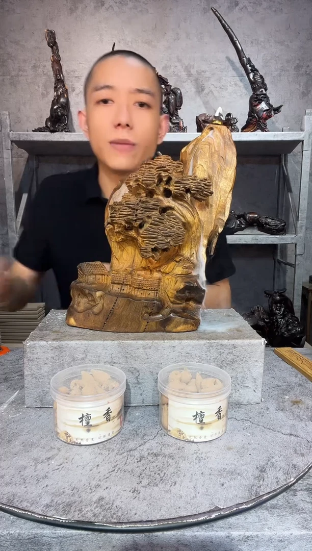 金丝楠金丝楠木精工雕刻摆件