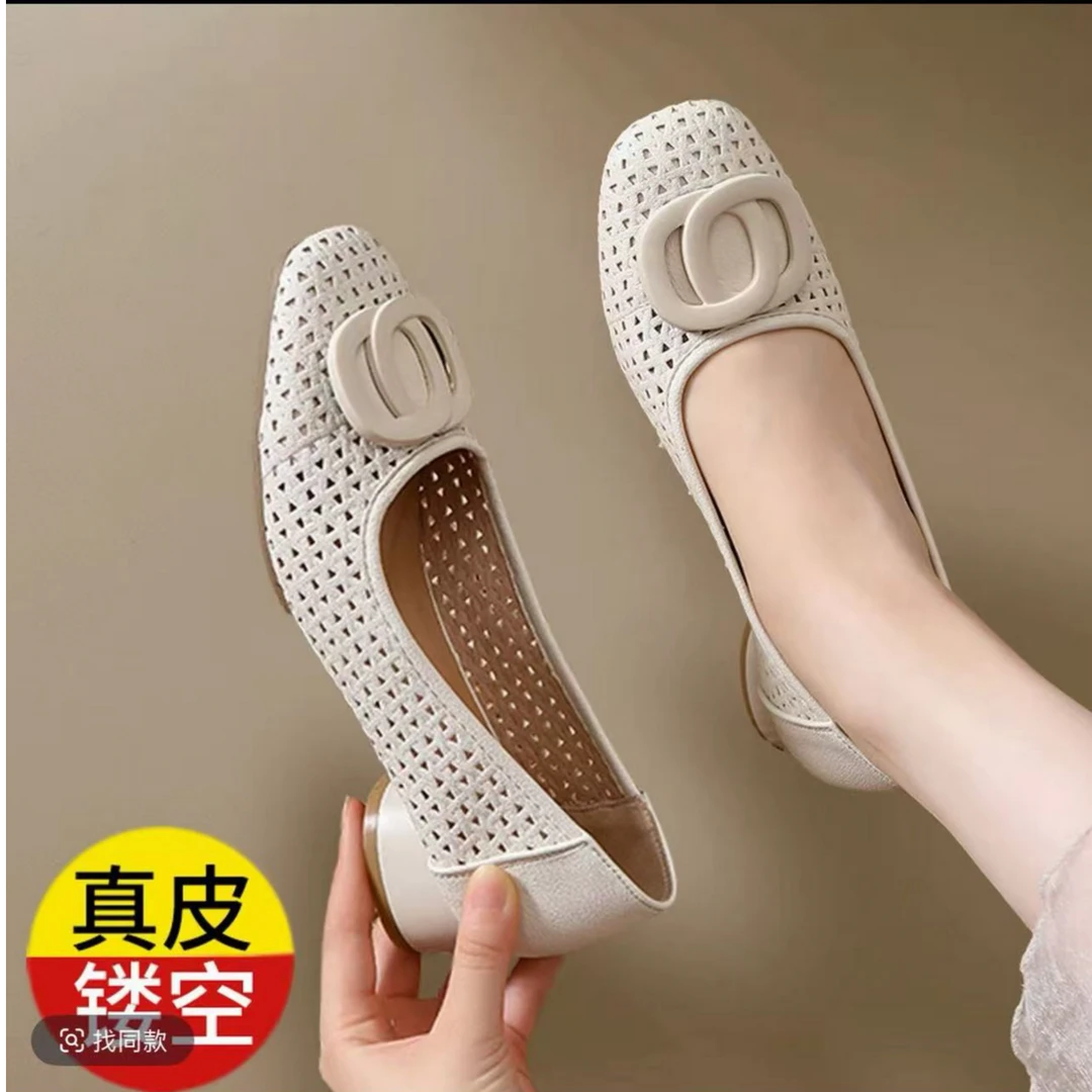 【断码清货牛皮】2025年新号开播福利款软皮软底软面单鞋