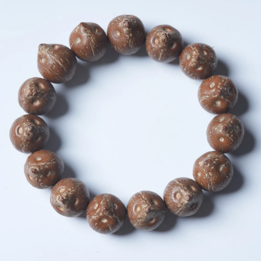 【编号220】紫金鼠文玩菩提手串尺寸16~17+mm左右