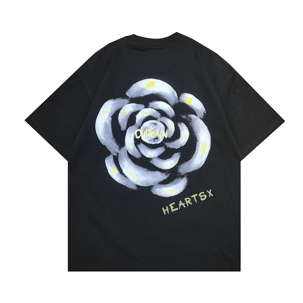 13号链接2025夏季新款情侣纯棉短袖男款百搭8098