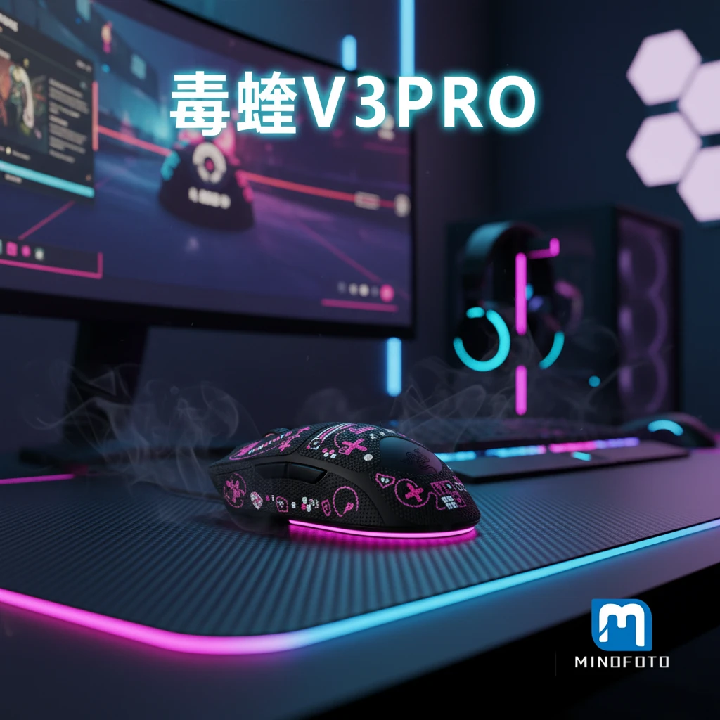 雷蛇蝰蛇V2Pro毒蝰V3ProV2防汗毒蝰v2pro鼠标防滑贴