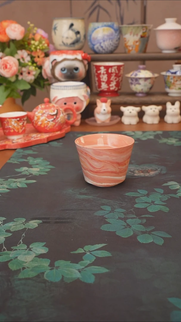 马卡龙色系 猪口杯