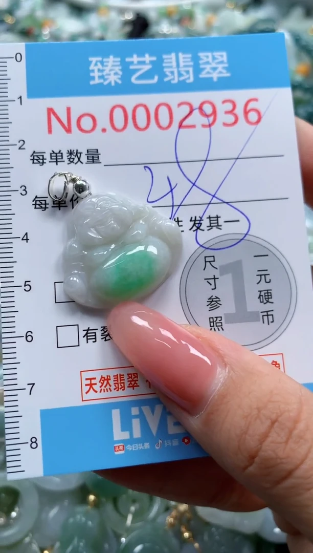 翡翠未镶嵌颈饰2936