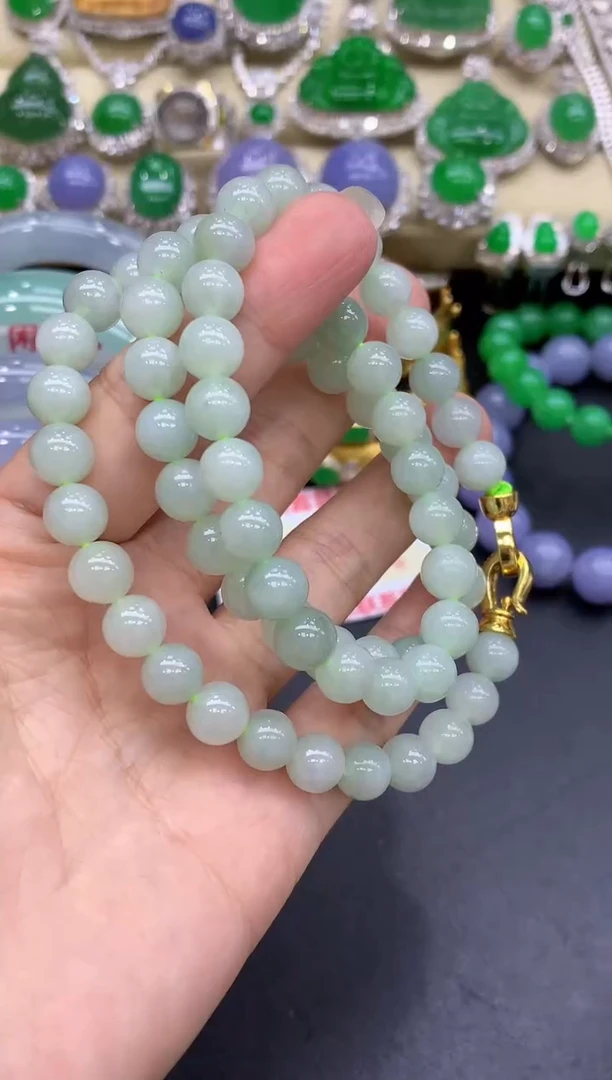 颈饰未镶嵌翡翠165-中国好珍宝