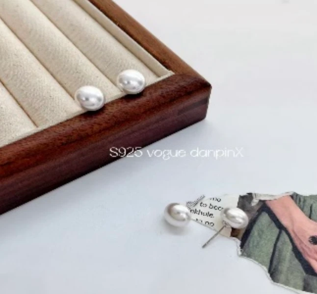 925银耳饰 10m珠珠耳钉