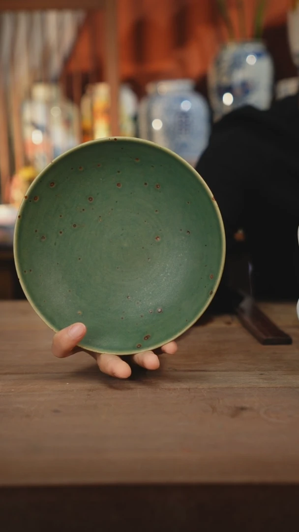 瓷片【简家甄选】景德镇设计师釉下手绘陶瓷餐具