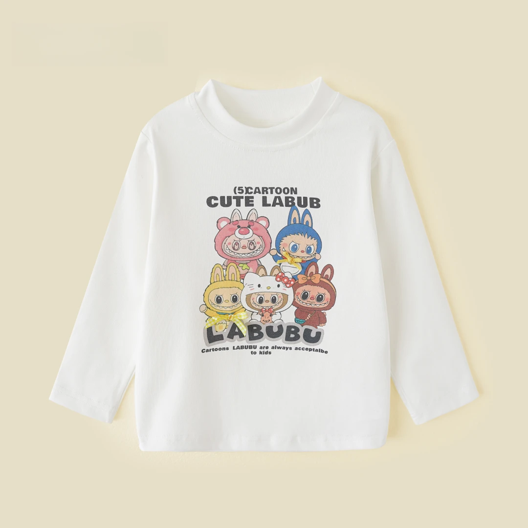 女童早秋上衣春秋洋气儿童长袖T恤宽松女小童秋装T恤Q2083