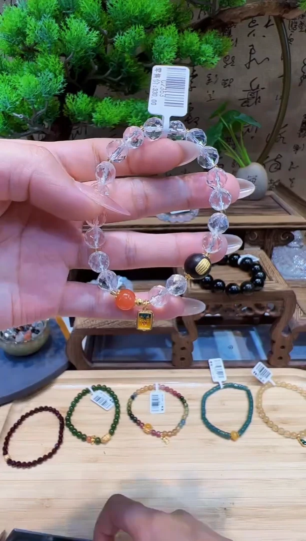 水晶手串未镶嵌@@手饰