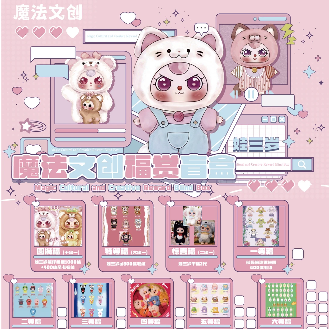 魔法文创-娃的魔法口袋福赏盲盒2.0时代（代拆）