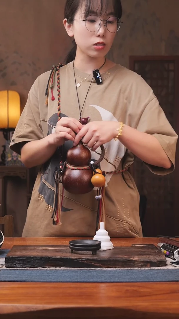 1763号精品大漆葫芦防腐防渗装水茶酒