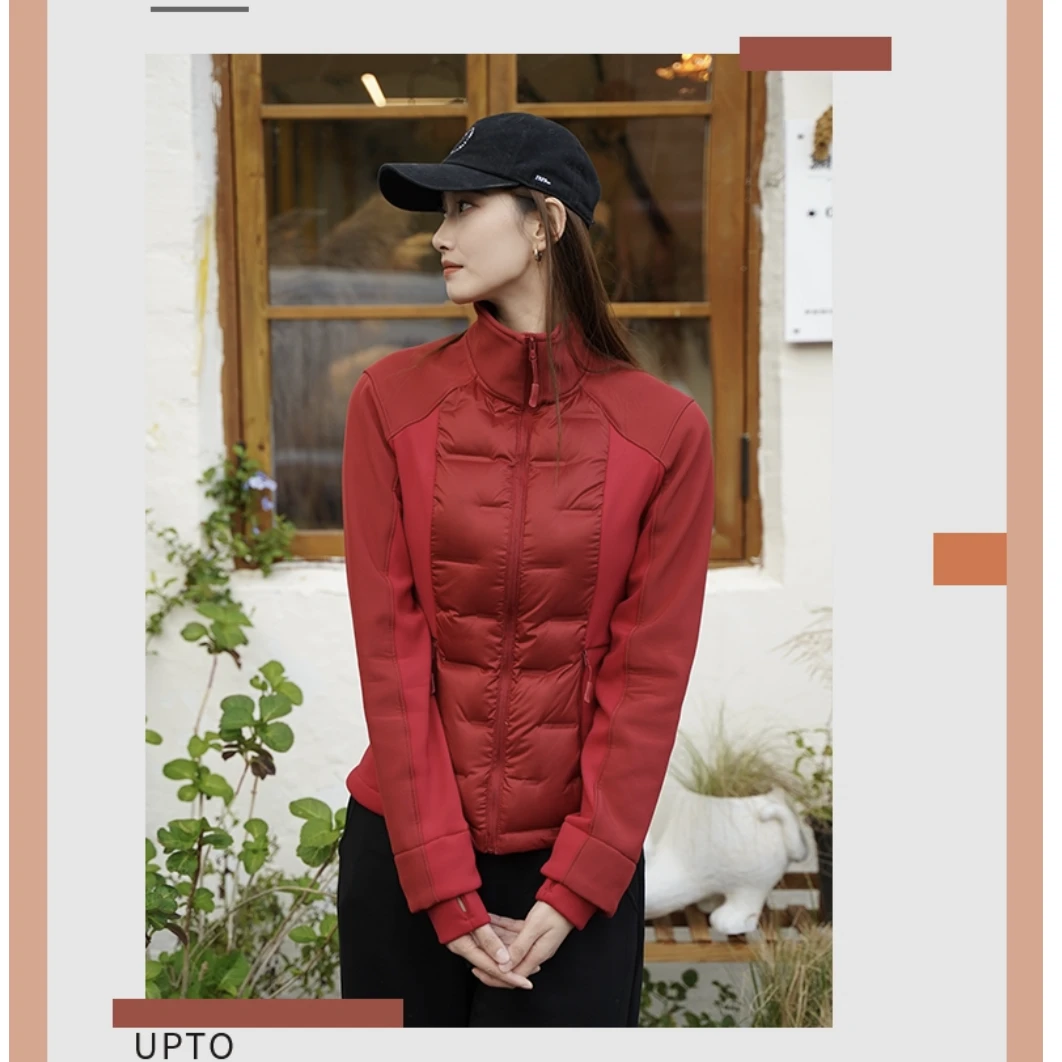 商场货！秋冬修身户外运动时尚轻薄防风小蛮腰外套