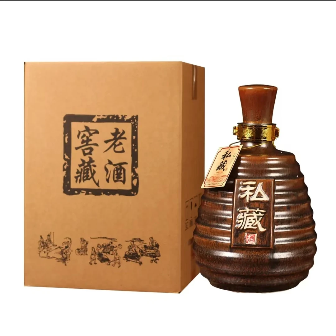 徽道私藏固态发酵优级浓香型白酒60.2度大容量装60.2度2500毫升