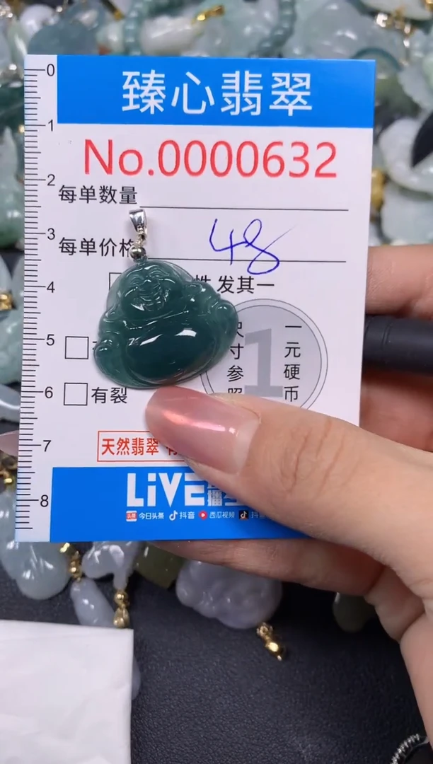 【闪购商品】翡翠颈饰未镶嵌含绳000632
