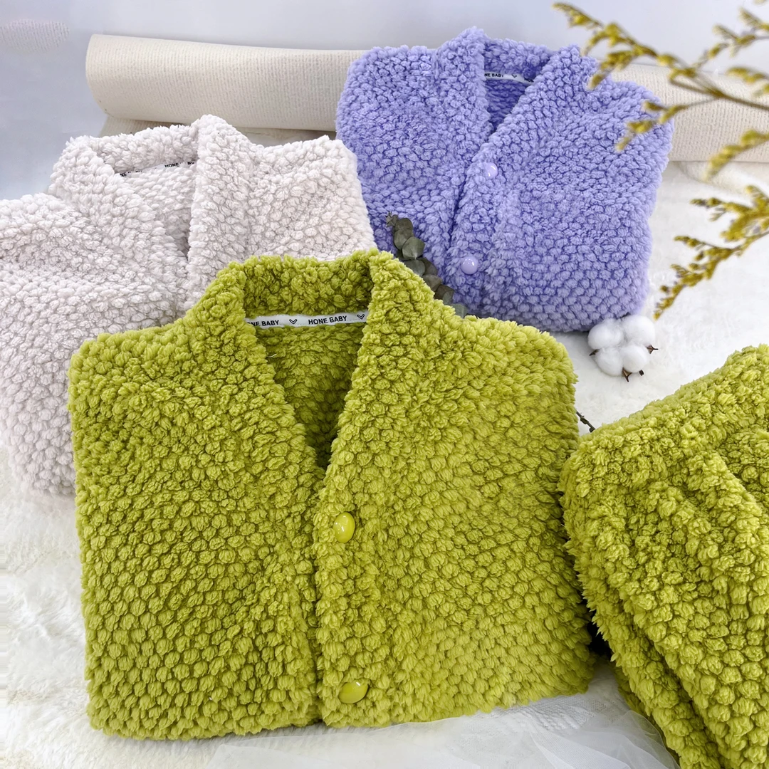 婴格朗迪YG5173菠萝格睡衣女士冬季保暖时尚可外穿百搭家居服套装