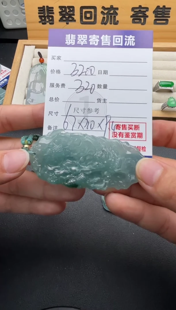 颈饰未镶嵌翡翠10147097