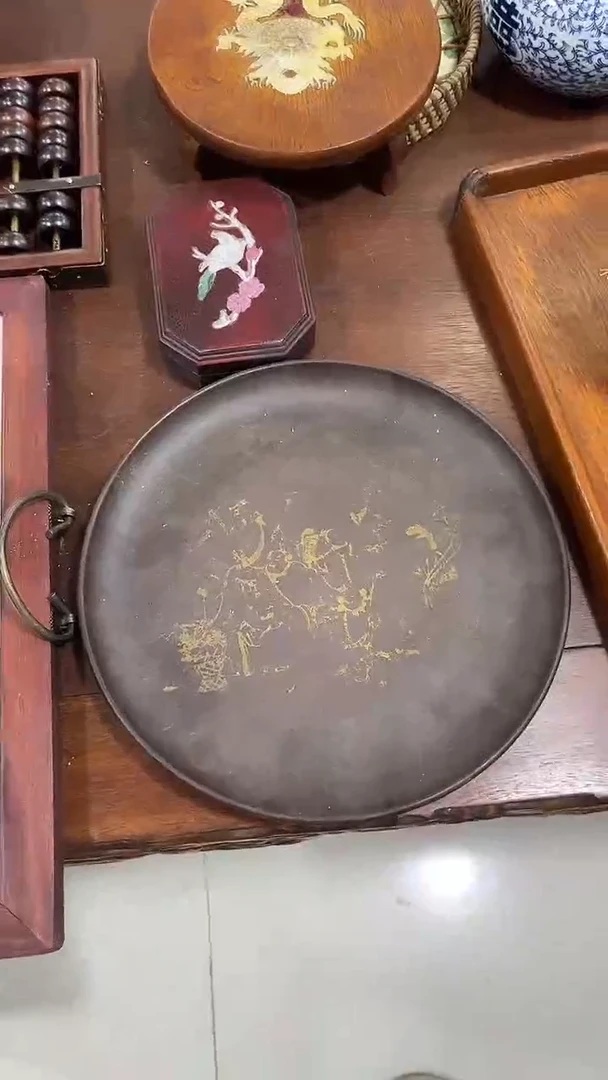 木忆沐铜茶具茶架1