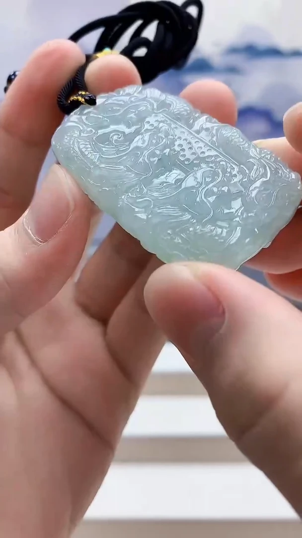 未镶嵌定制翡翠4829bb-毛货挂件68