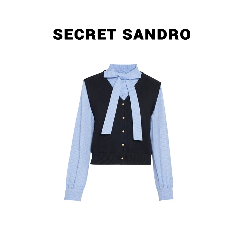 【蝴蝶结】【多娜&Secret Sandro粉丝专享】毛衫 M65209195N