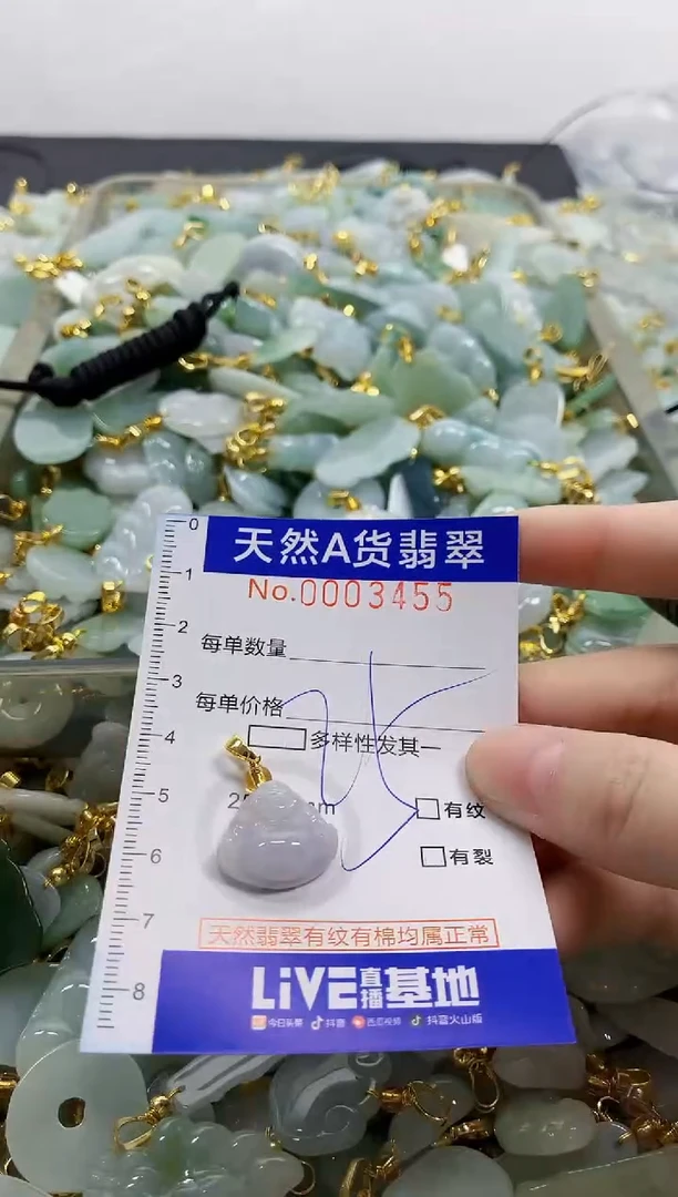 颈饰未镶嵌翡翠天然A货翡翠