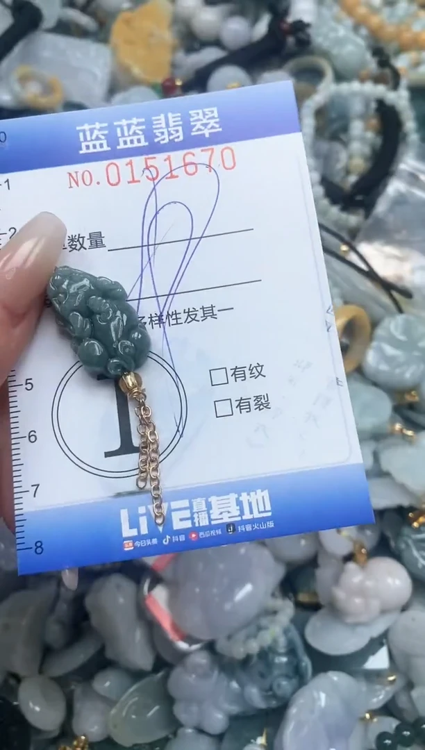 【闪购商品】翡翠颈饰未镶嵌闪购0151670多样性发其一