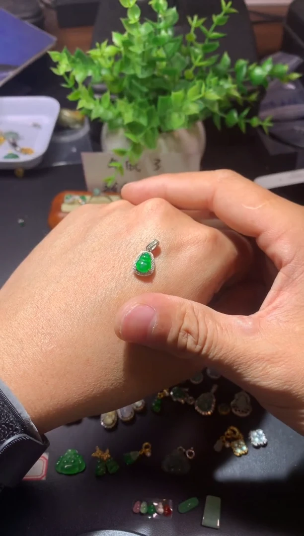 吊坠(不含链)未镶嵌翡翠夏*夏1