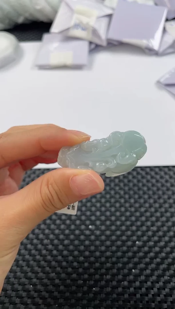 颈饰未镶嵌翡翠基地发货H貔貅  9174