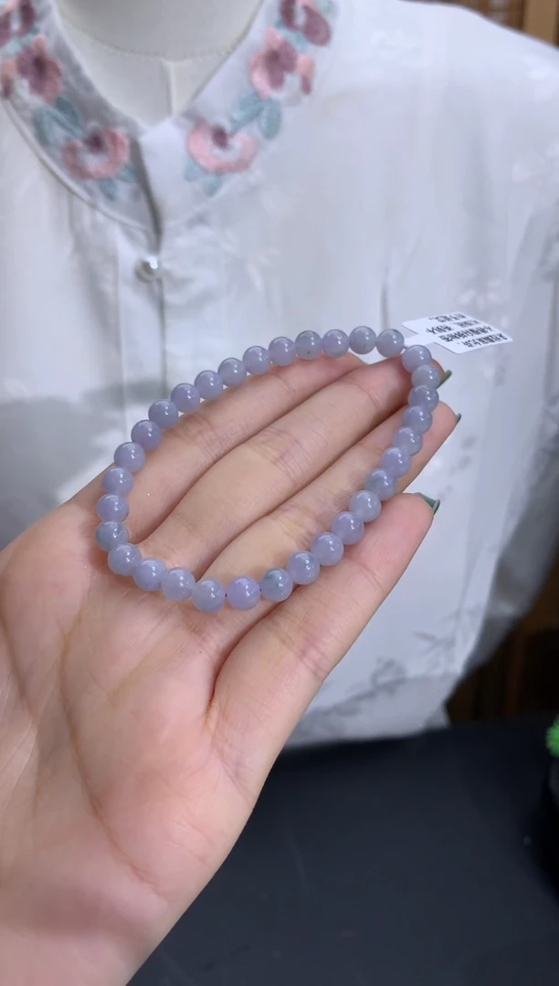 未镶嵌手串翡翠卡5.6mm