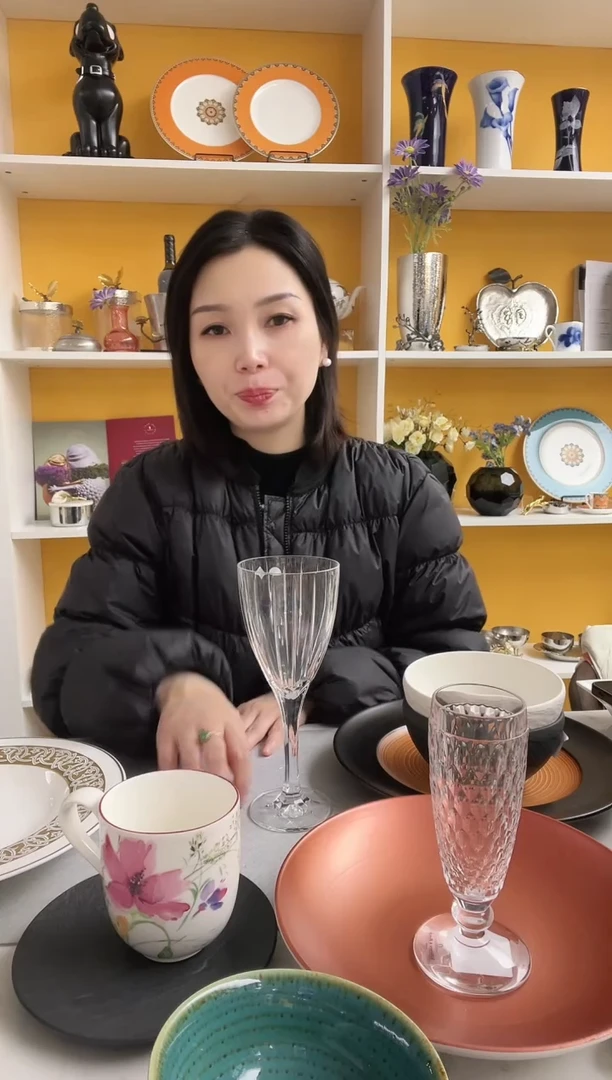 福利款 竖条纹 红酒杯