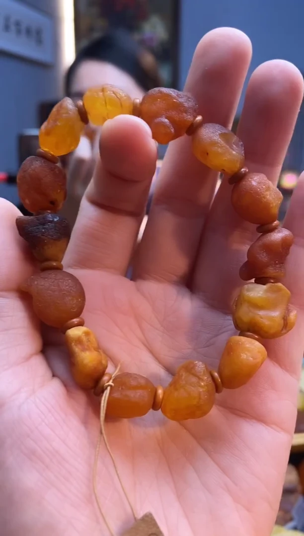 手链琥珀未镶嵌手串
