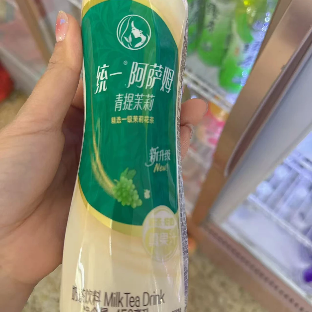 统一阿萨姆奶茶青提茉莉味450ml