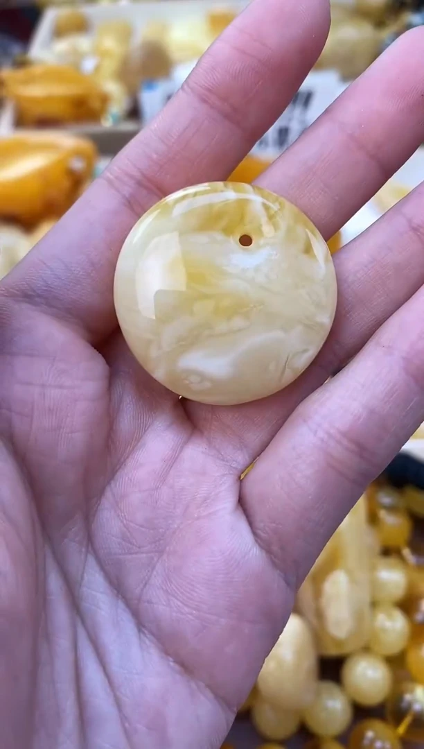 裸石琥珀未镶嵌天然琥珀蜜蜡
