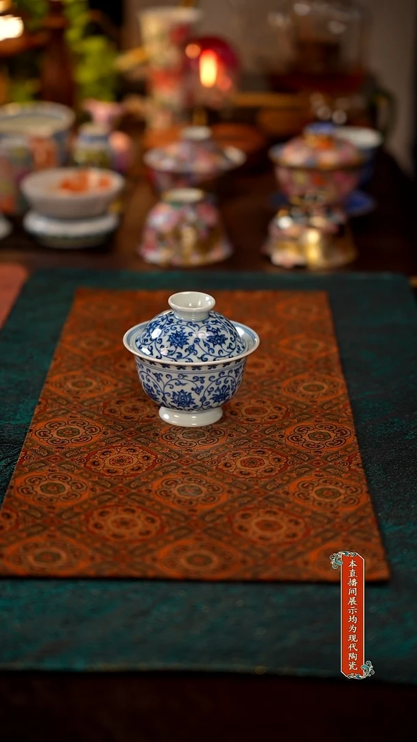 瓷片景德镇窑口茶器7613