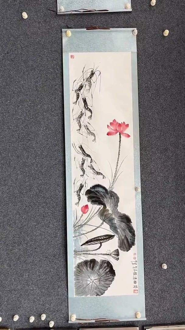 国画9.15-XX-王建华-六尺对开-荷塘清韵（不带国检）