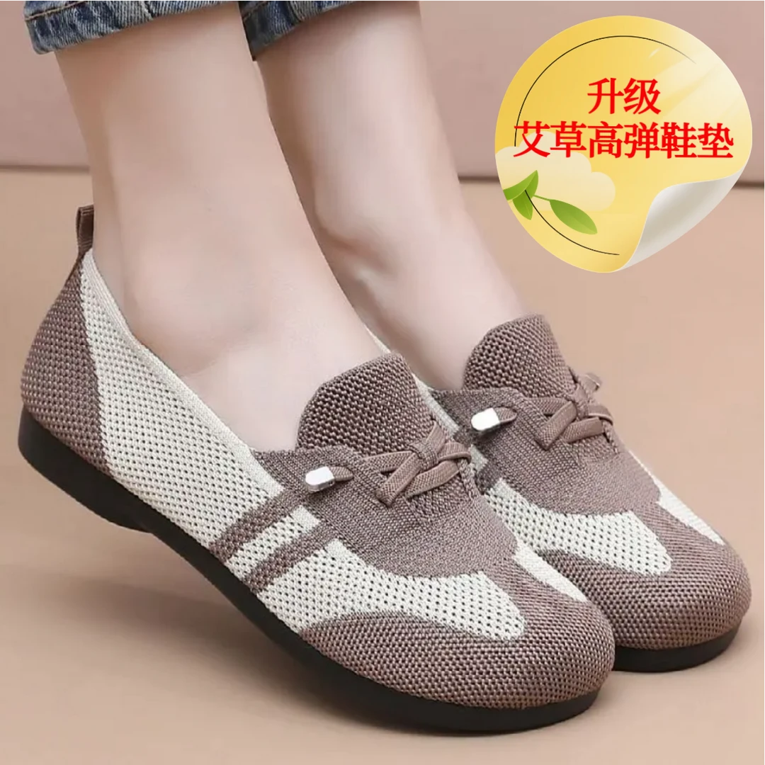 老北京布鞋女单鞋春夏新款平底透气休闲闰月鞋软底防滑舒适妈妈鞋