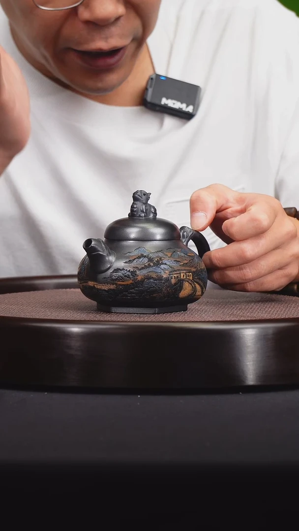 茶壶紫砂宜兴紫砂原矿壶
