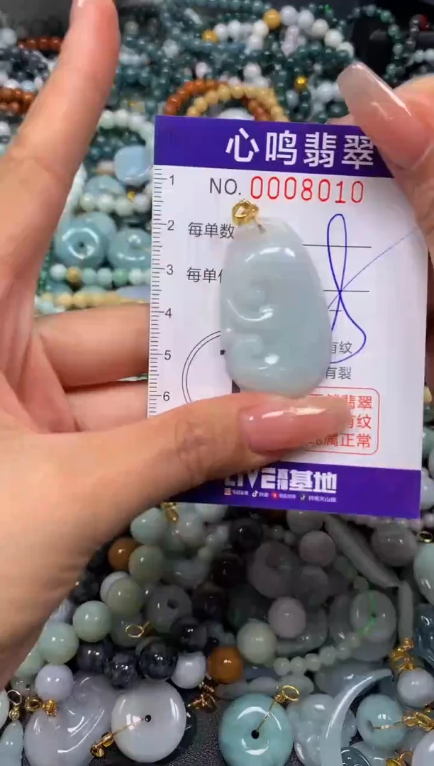 翡翠未镶嵌颈饰闪购008010