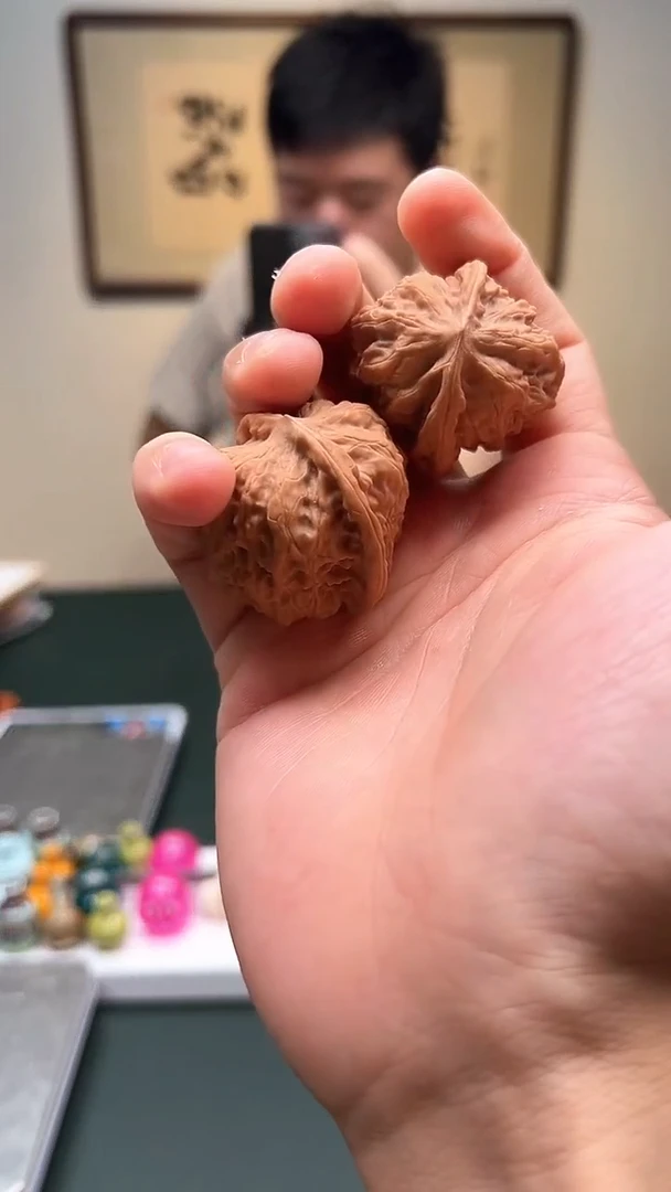 把件文玩核桃36mm+ 昌闷 1对 16号