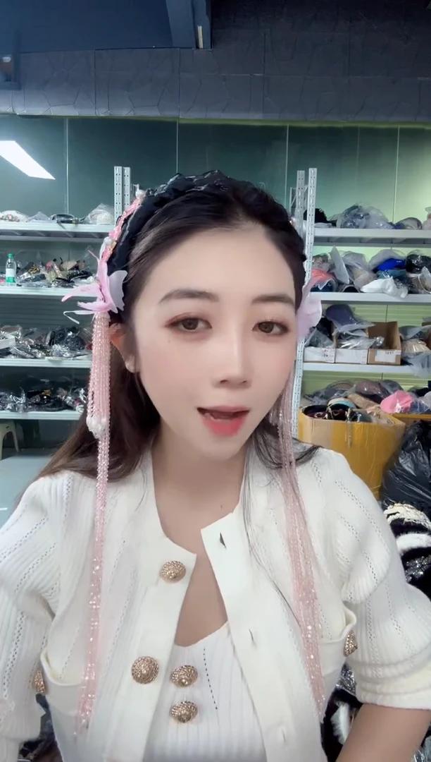 人造彩棉清货发箍406