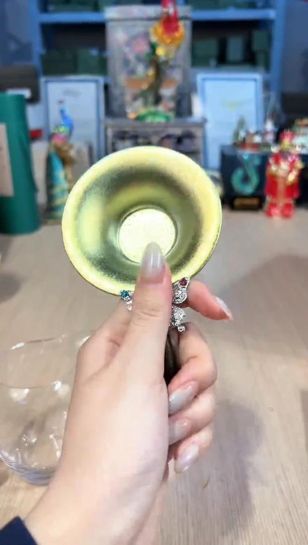 【闪购商品】杯139钛蝴蝶茶漏（金）