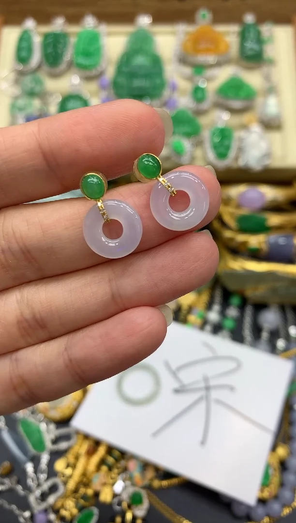 翡翠戒指18K金镶嵌338-中国好珍宝