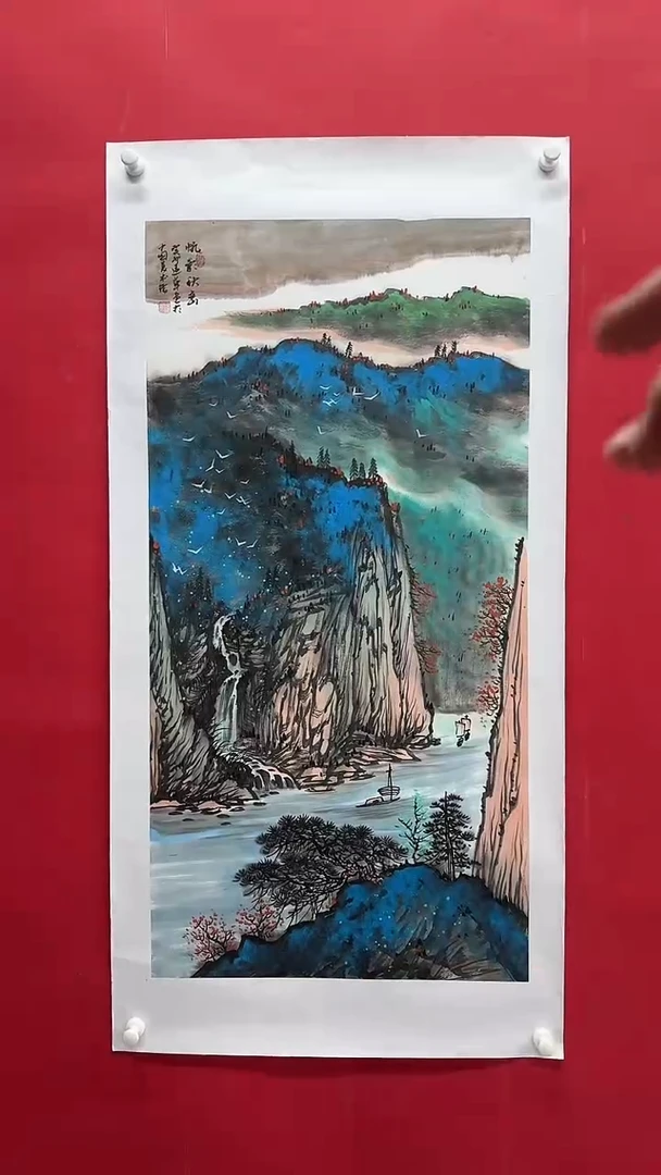 国画作家陆远华纯手绘国画