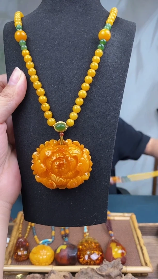 未镶嵌琥珀裸石基地发货 一物一证 顺丰包邮