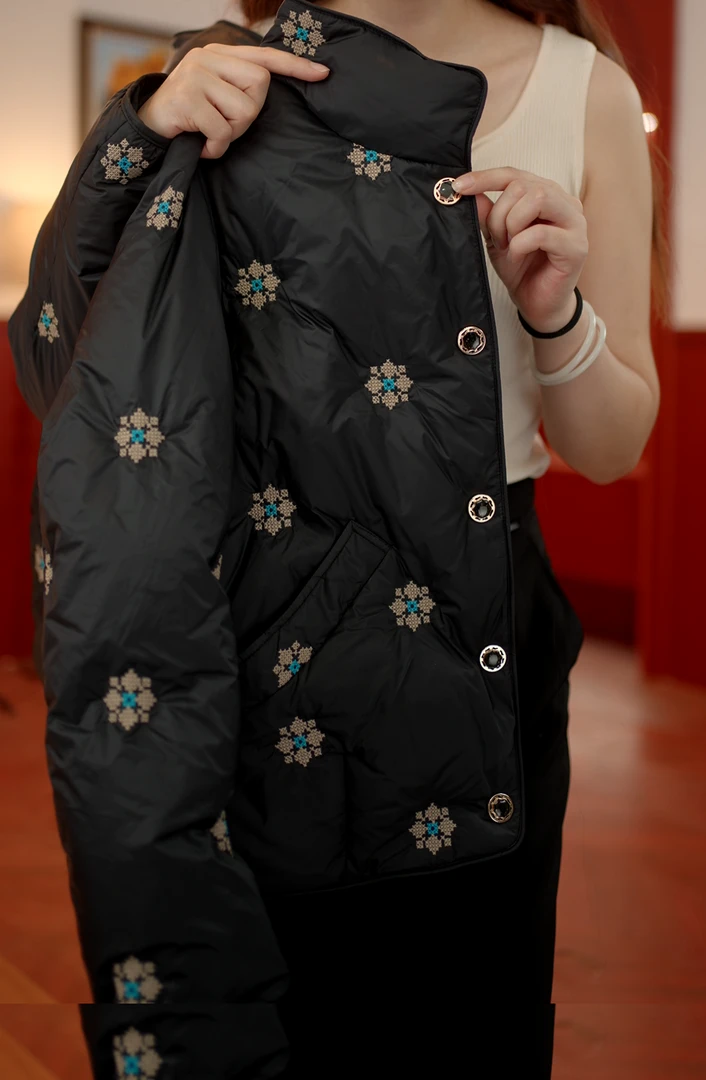 甜甜-2025年修身型常规冬季羽绒W55Q38069