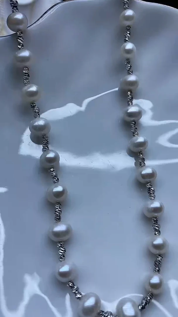 项链未镶嵌淡水珍珠项链多样性发其一