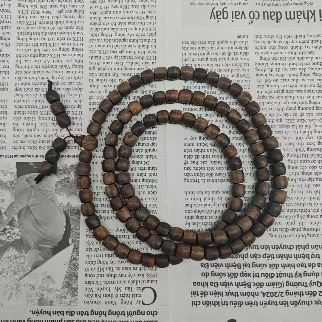 JXK-SP46-K06芽庄红棋玉化沉香多圈手串（多样性发货）