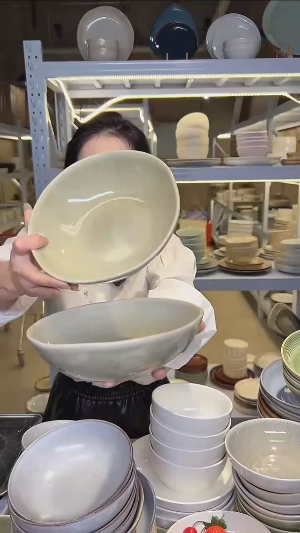 瓷121外贸尾货高温釉下彩陶瓷餐具默认微瑕