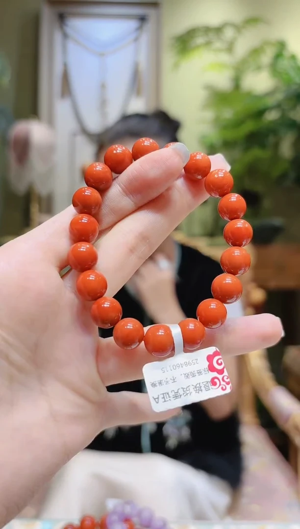 【闪购商品】南红玛瑙手串未镶嵌圆珠南红手串18