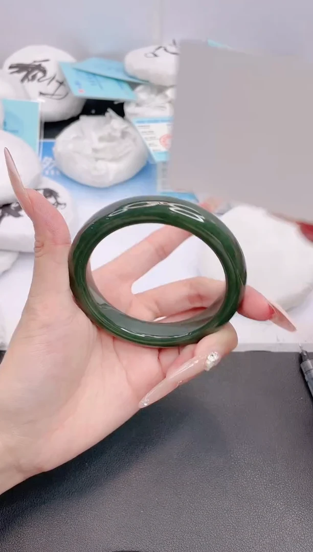 和田玉手镯未镶嵌1G164-60