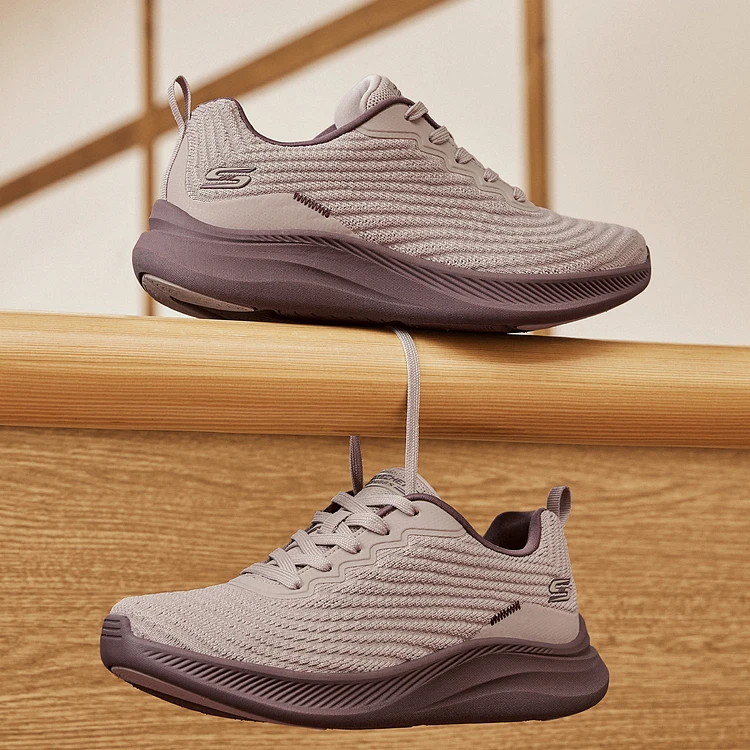 斯凯奇秋季运动透气厚底跑步鞋休闲运动鞋舒适软底网面鞋117731